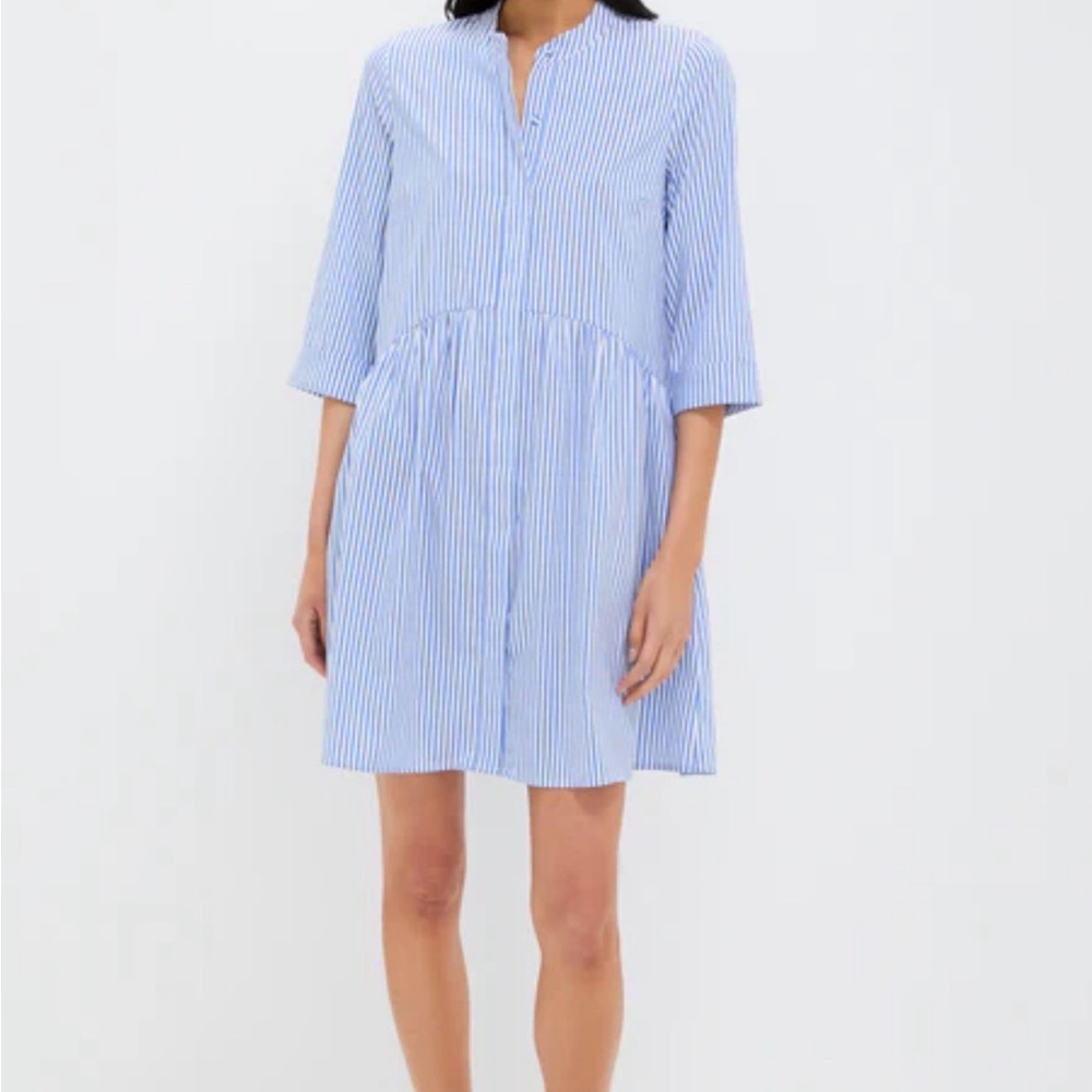 Tuckernuck Blue and White Striped Dress